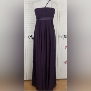Levkoff chiffon bridesmaid dress maxi